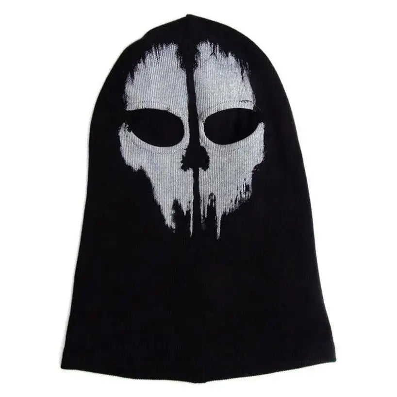 Ghost Skull Balaclava Hood Mask Motorcycle Ski Bike Face Neck Cover