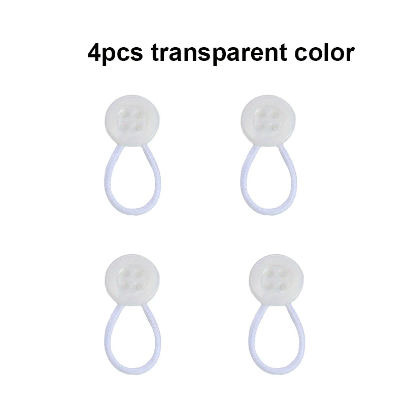 Removable Cuff Neckline Retractable Button Soft Elastic Extender