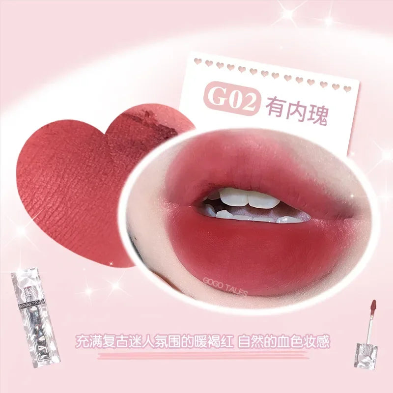 Gogotales Ice Cube Lip Glaze – Moisturizing Soft Mist Lip Color