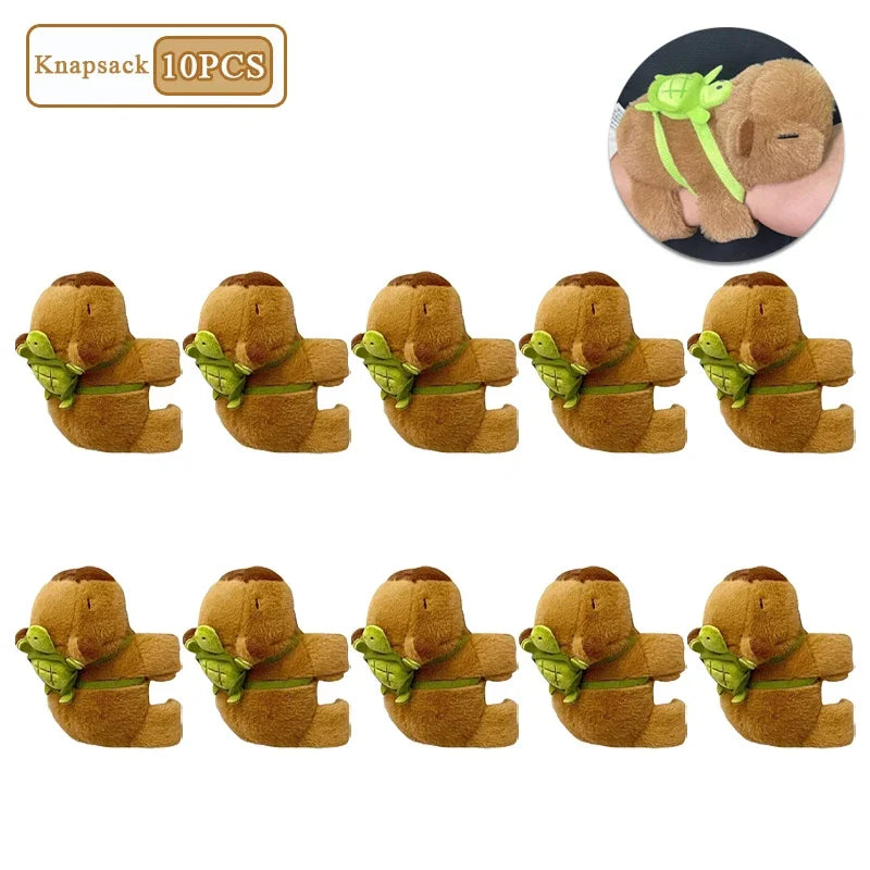Capybara Snap Ring Plush Bracelet – Fun Kids Gift & Photo Prop