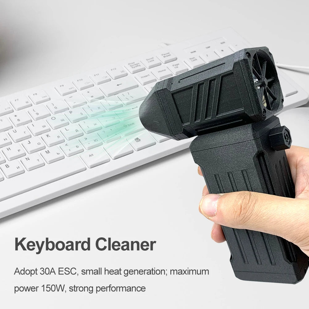 Mini Turbo Fan – 110,000 RPM Portable Blower with Battery Peaceful Pleasures Health and Wellness