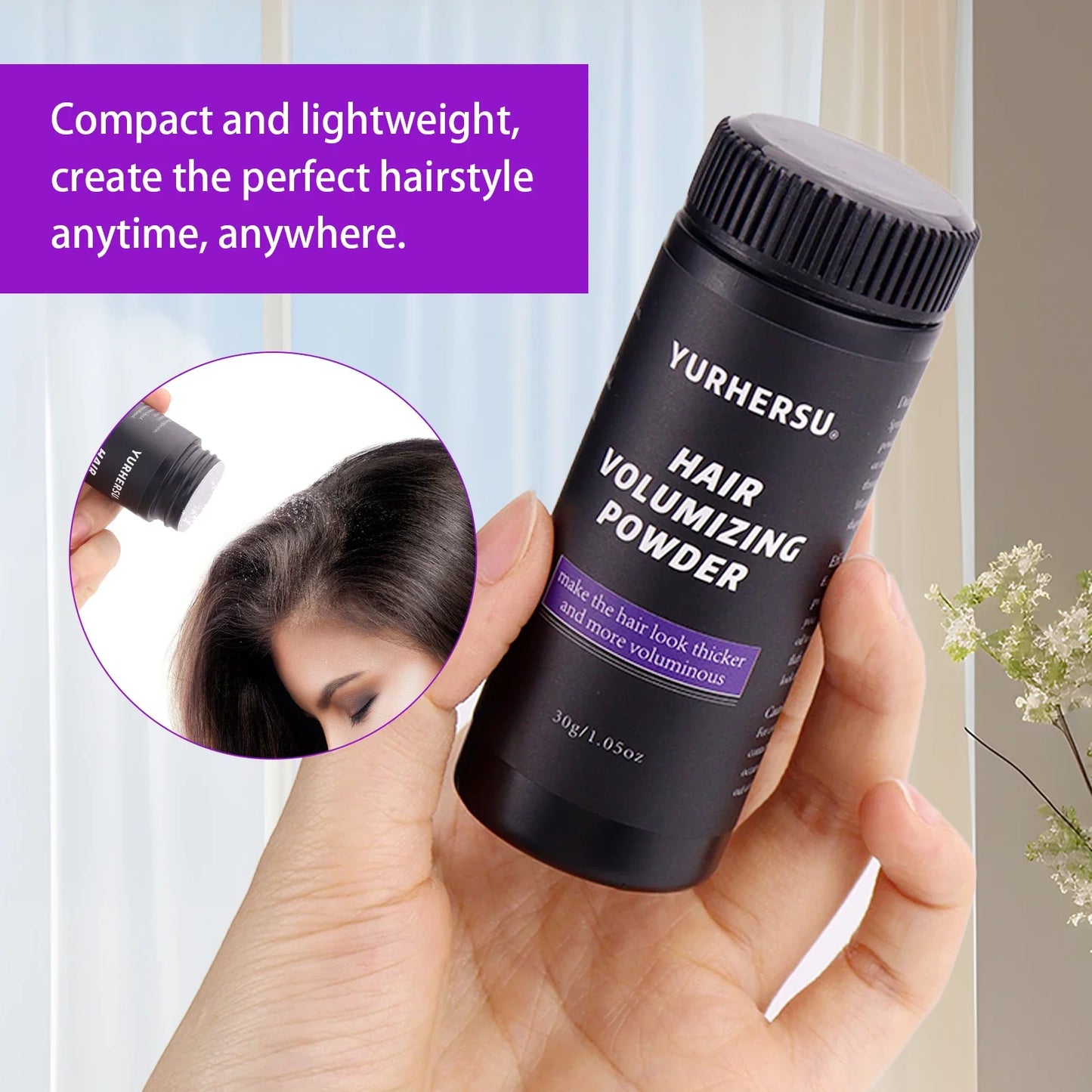 YURHERSU Hair Volumizing Powder – Body & Texture for Fine Hair