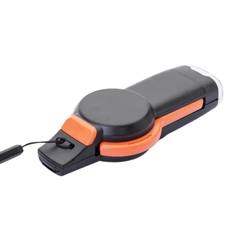 Outdoor 7-in-1 Multifunctional Whistle Survival Whistle with LED Light Thermometer Compass Reflector Magnifier Whistle Peaceful Pleasures Health and Wellness