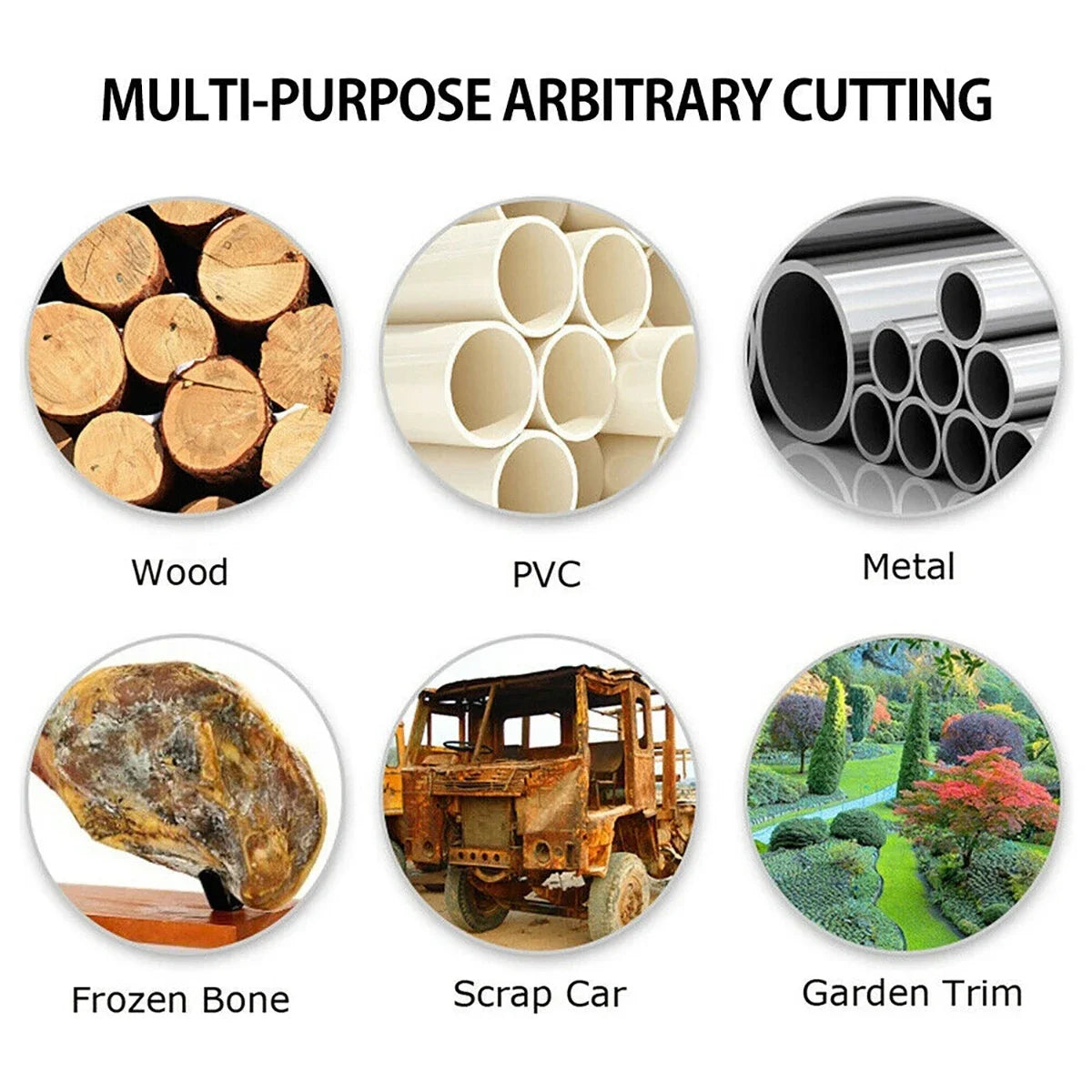 10Pcs Reciprocating Saw Blades Multi-Purpose Saber Saw Handsaw for Wood Metal Plastic Pipe Cutting Power Tool Accessories Peaceful Pleasures Health and Wellness