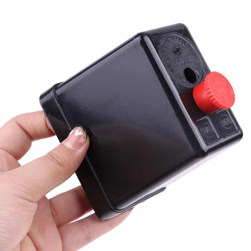 Air Compressor Pressure Control Switch Valve Just Only Housing Shell Cover Compressor Switch Box Peaceful Pleasures Health and Wellness Black
