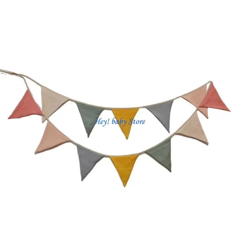 Multicolor Pennant Bunting Garland Flag | Baby Shower & Photos