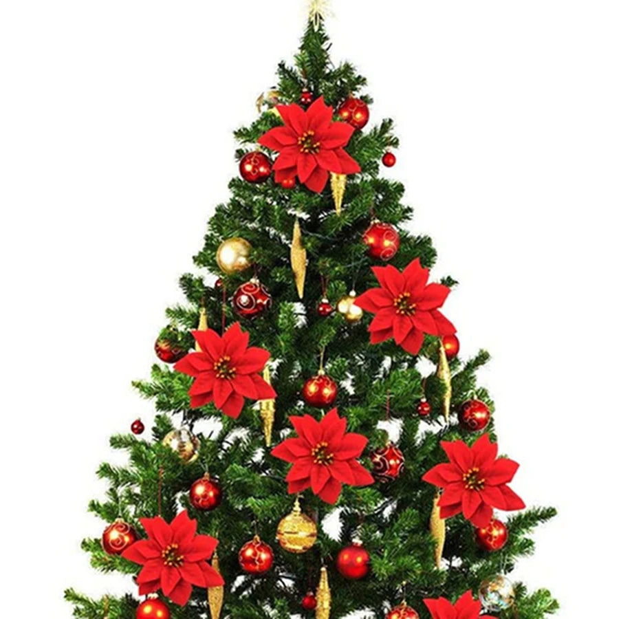 Gold Clip Artificial Flowers – Wedding, Christmas & Home Décor
