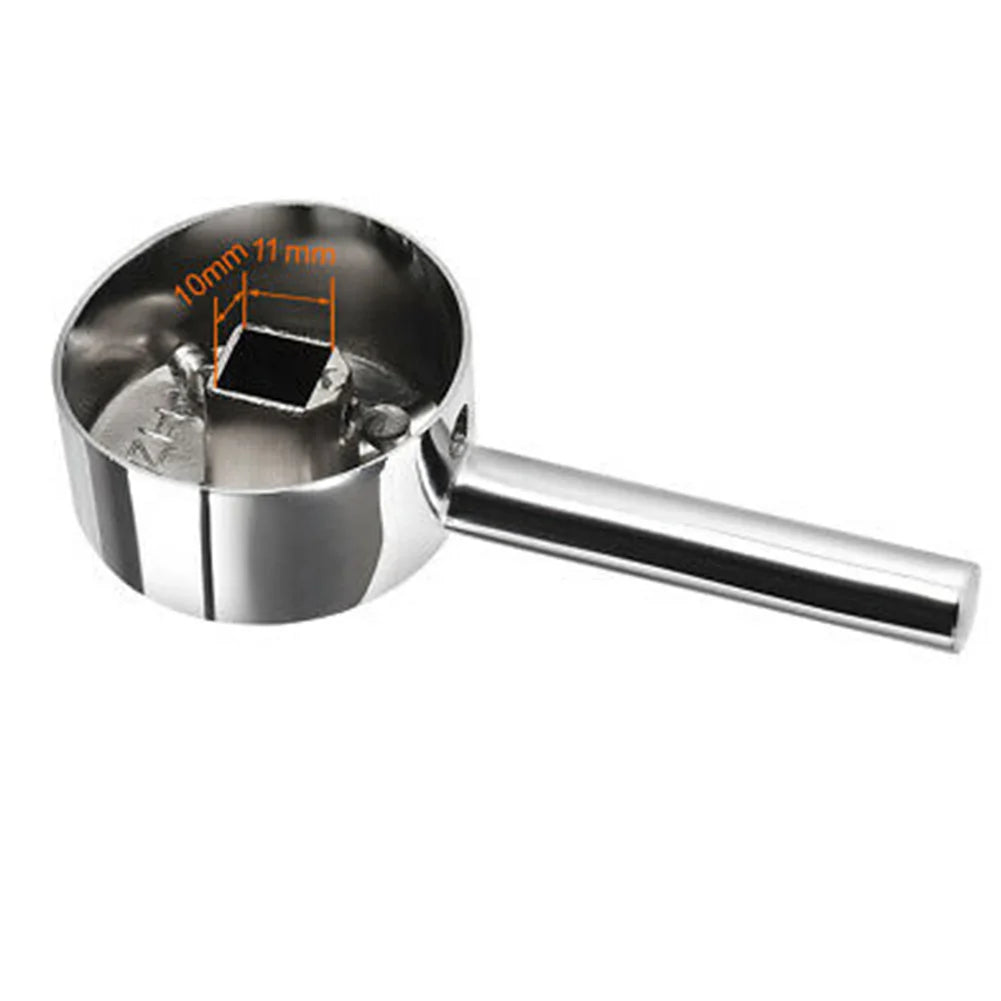 Chrome Zinc Alloy Faucet Handle Replacement – Kitchen & Bathroom