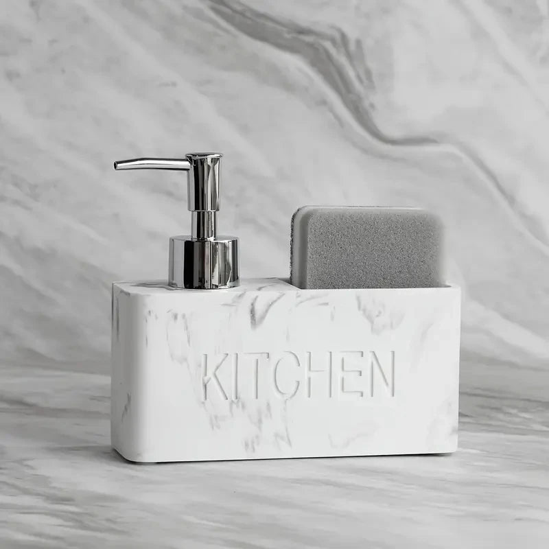 Multifunctional Soap Dispenser with Sponge Holder | Countertop