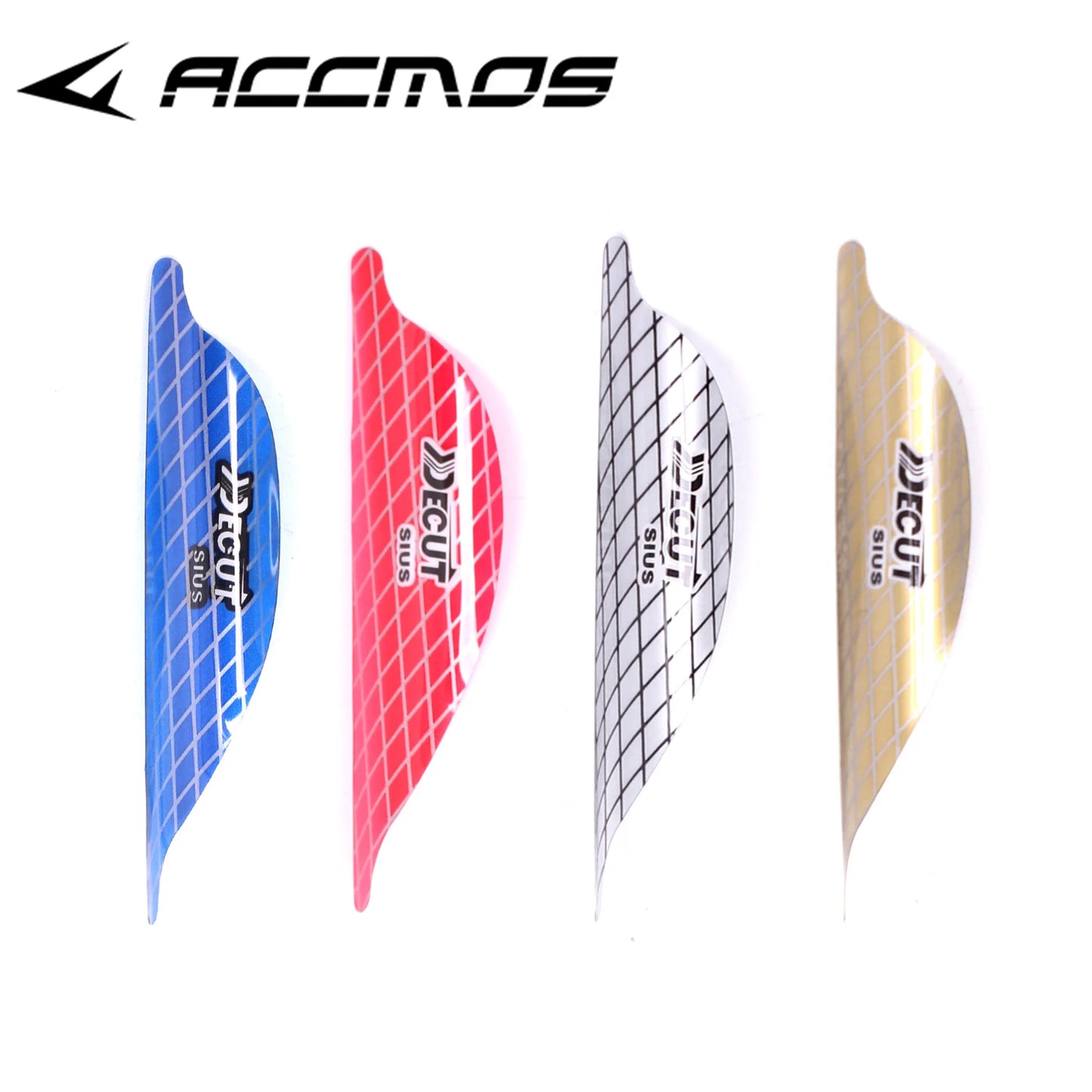 Box 1 56'' 75'' 2'' Archery Spiral Feather Spinning Arrow Vanes Left