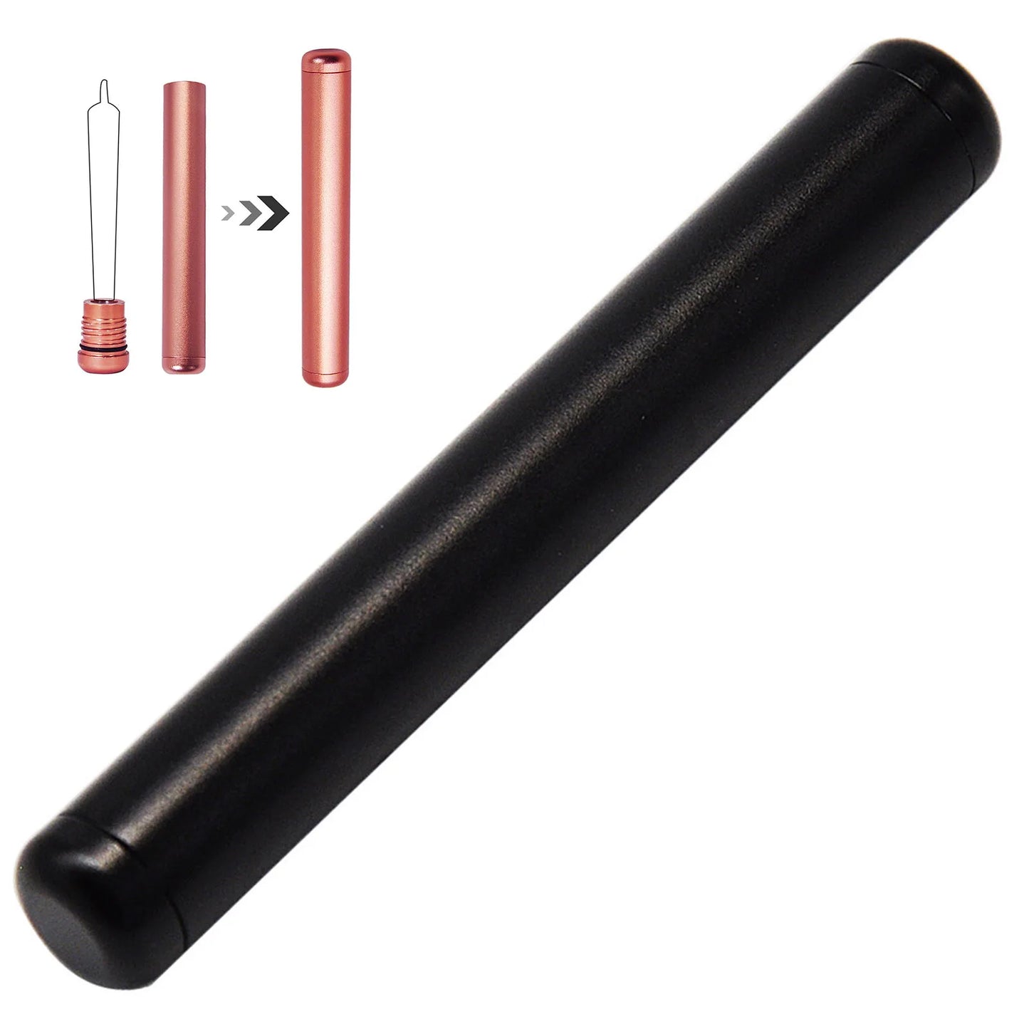 Aluminum Storage Tube Container Waterproof Tube Holders for Purse Pocket Travel Peaceful Pleasures Health and Wellness