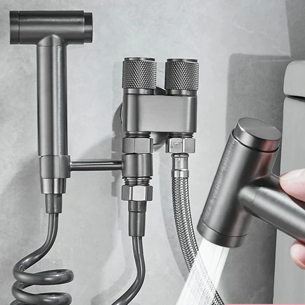Dual Control Triangle Valve G1/2 | Bidet Sprayer Angle Valve