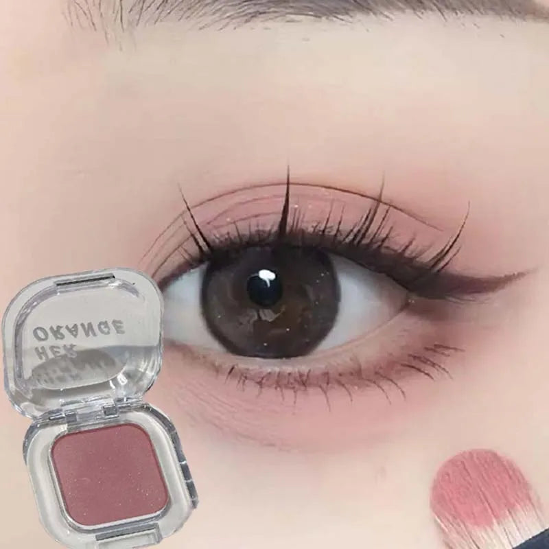 HERORANGE Matte Red Brown Eyeshadow | Silky Shimmer Single Shadow