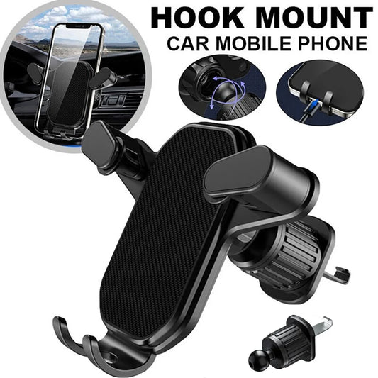 Gravity Car Phone Holder Air Vent 360° Mount | Universal Fit Car Phone Mount Peaceful Pleasures Health and Wellness