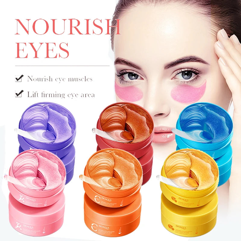 BIOAQUA 80pcs Collagen Eye Mask – Dark Circles & Anti-Aging