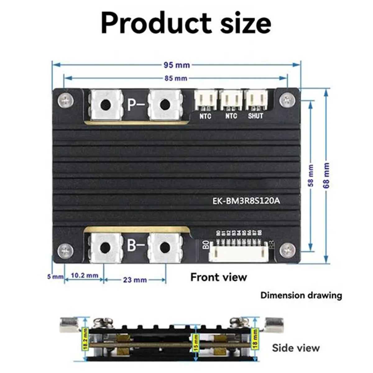 8S 120A BMS Sodium-Ion Battery Protection & Balance Board Peaceful Pleasures Health and Wellness