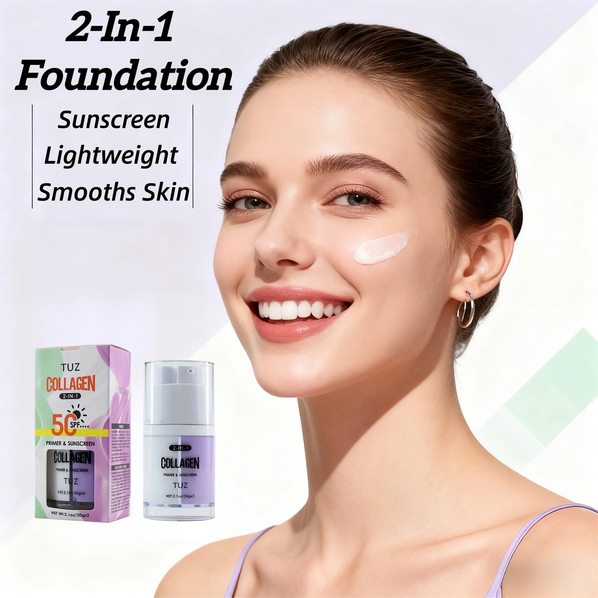 Collagen Primer and Sunscreen for Flawless Skin Peaceful Pleasures Health and Wellness