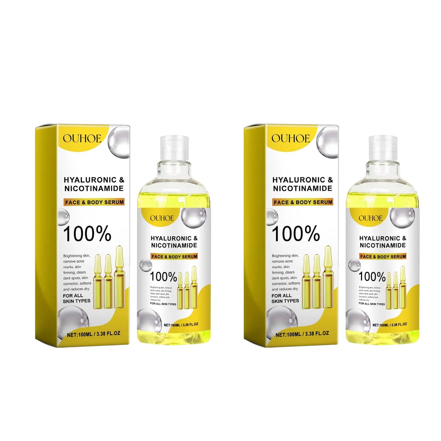 Hyaluronic Acid & Niacinamide Serum – Brightening & Firming
