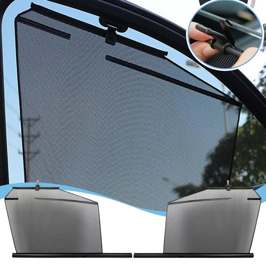 Retractable Car Side Window Sun Shade | UV Protection Curtain Car Window Sun Shade Peaceful Pleasures Health and Wellness