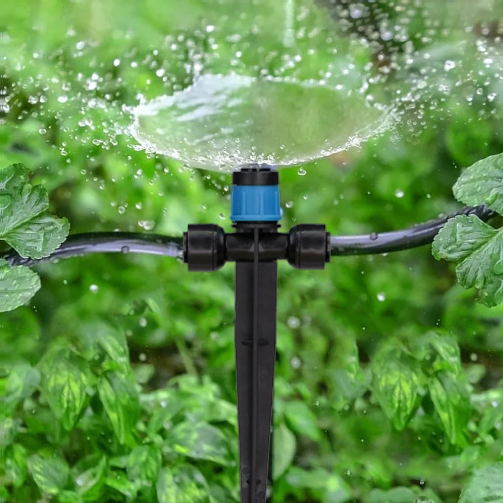 DIY Automatic Irrigation Equipment Set for Lawn Raised Bed Greenhouse,Quick-Connect Drip Irrigation Kit Garden Watering System Peaceful Pleasures Health and Wellness