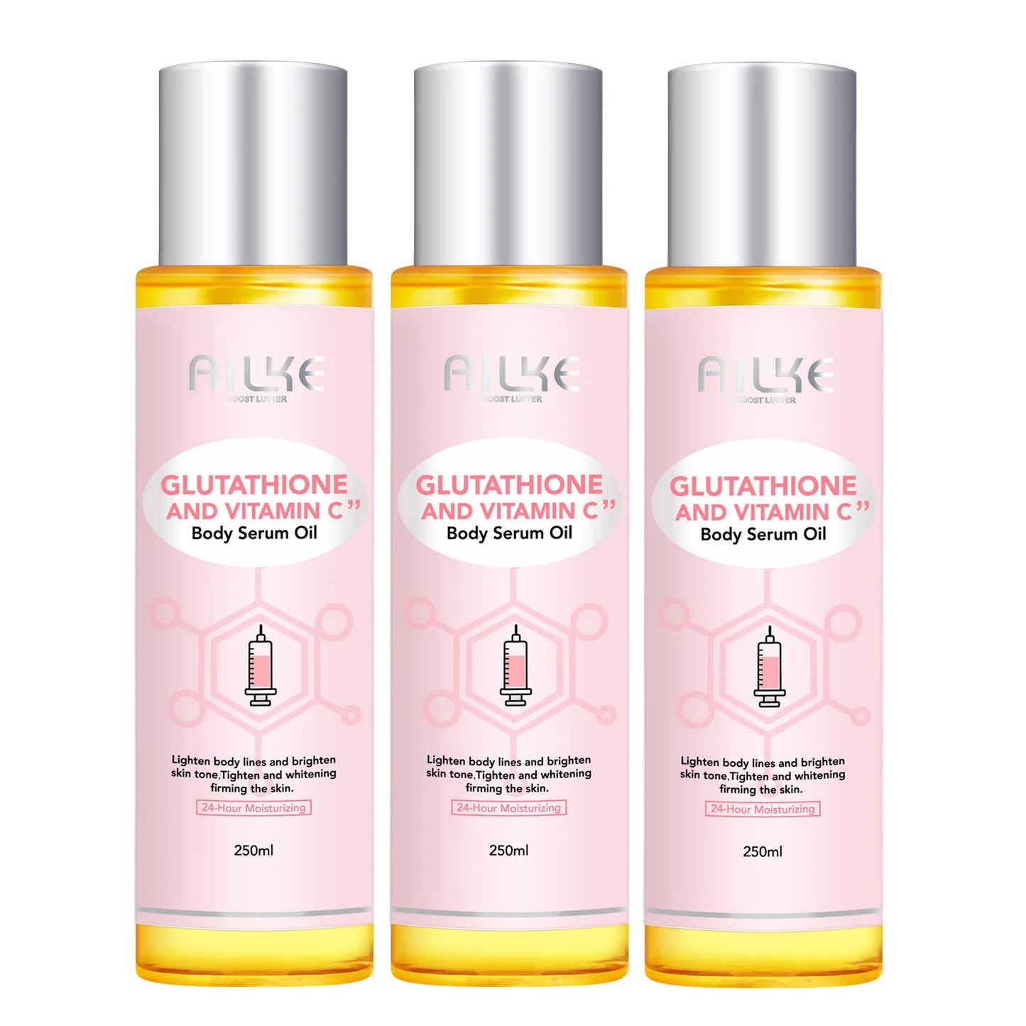 AILKE Vitamin C & Glutathione Brightening Body Oil 250ml