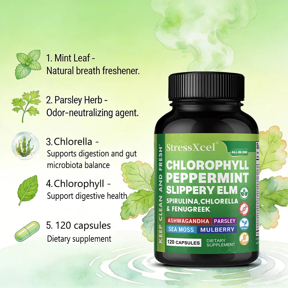 Spirulina & Chlorella Capsules – Detox, Energy & Immune Boost