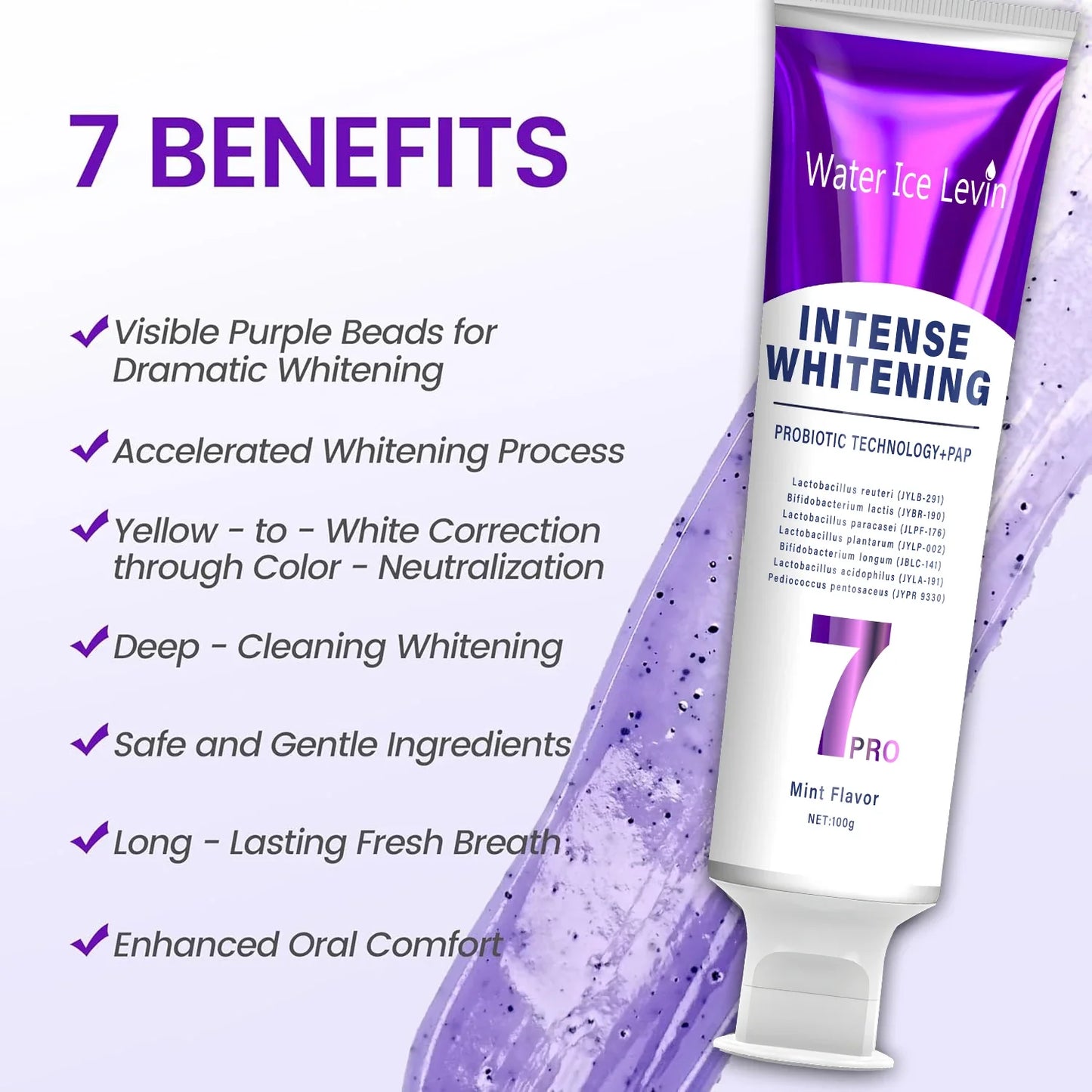 Probiotic Whitening Toothpaste – Fresh Breath & Gum Care