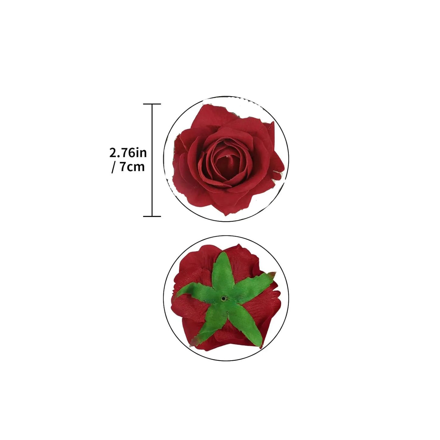 Silk Rose Artificial Flowers 5/10 Pcs – Wedding & Home Decor