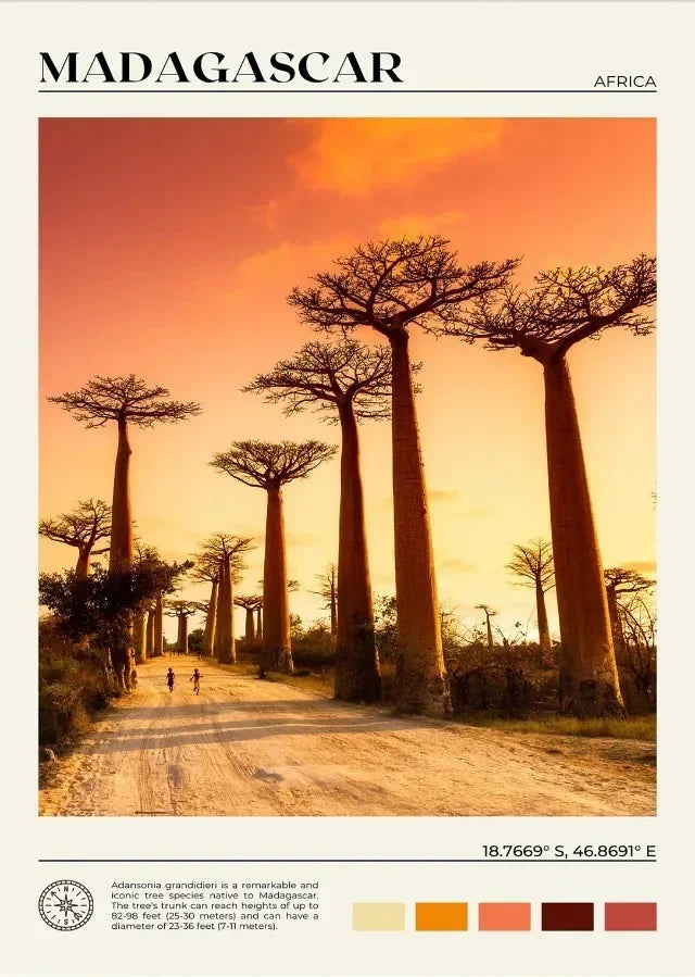 Canvas Painting Wall Art Picture Zimbabwe Somalia Morocco Ethiopia Cape Town Africa Travel Study Poster for Room Office Decor Peaceful Pleasures Health and Wellness