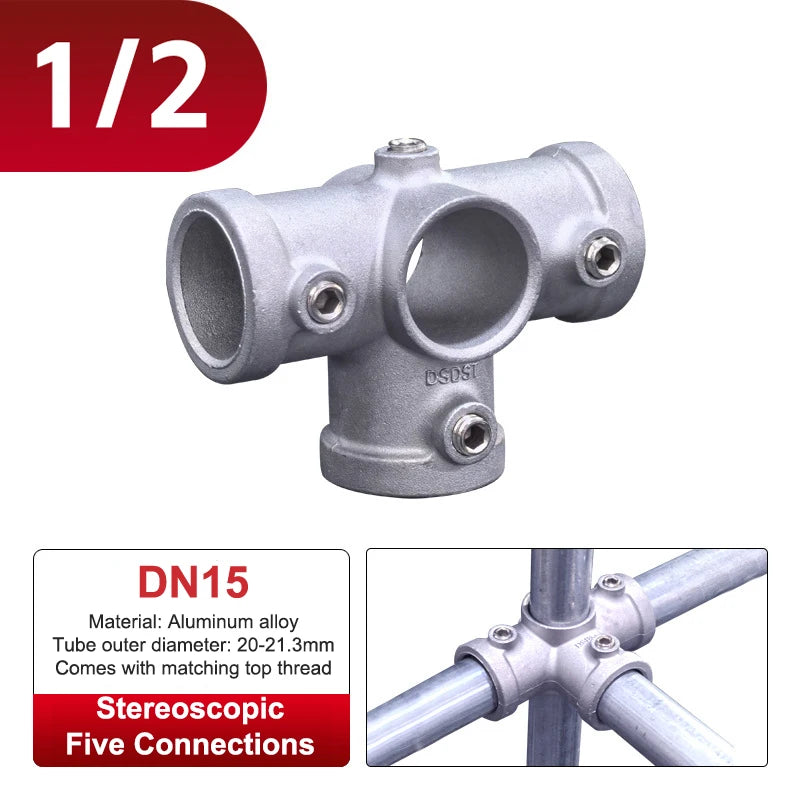 3D Fitting Connection FastenerAluminum Alloy Connector Elbow Tee Base Flat 20/25mm Steel Tube Shelf Parts Peaceful Pleasures Health and Wellness 08