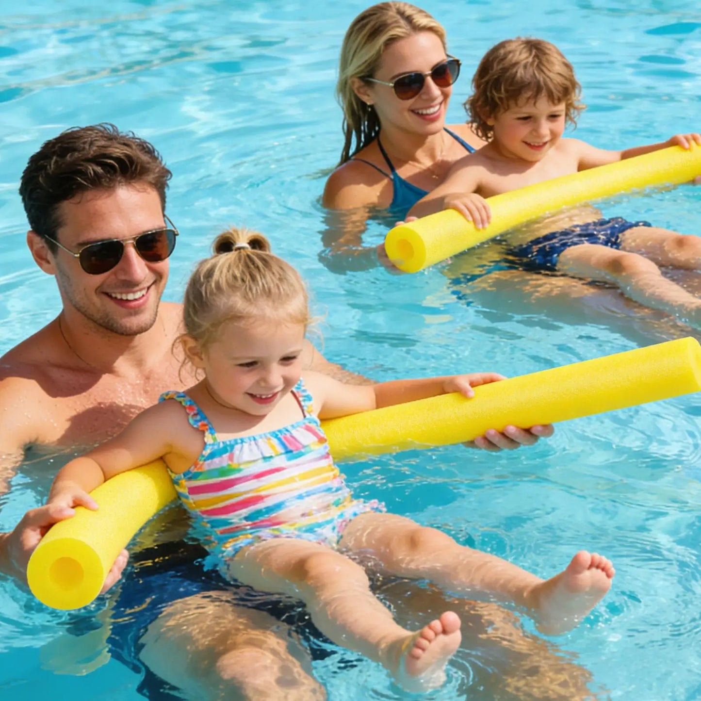 1.2m Foam Pool Noodle – Hollow Float Stick for Kids & Family