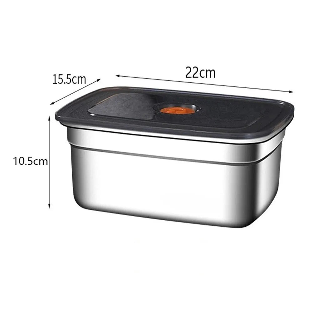 316 Stainless Steel Leak-Proof Bento Lunch Box | 500–3000ml