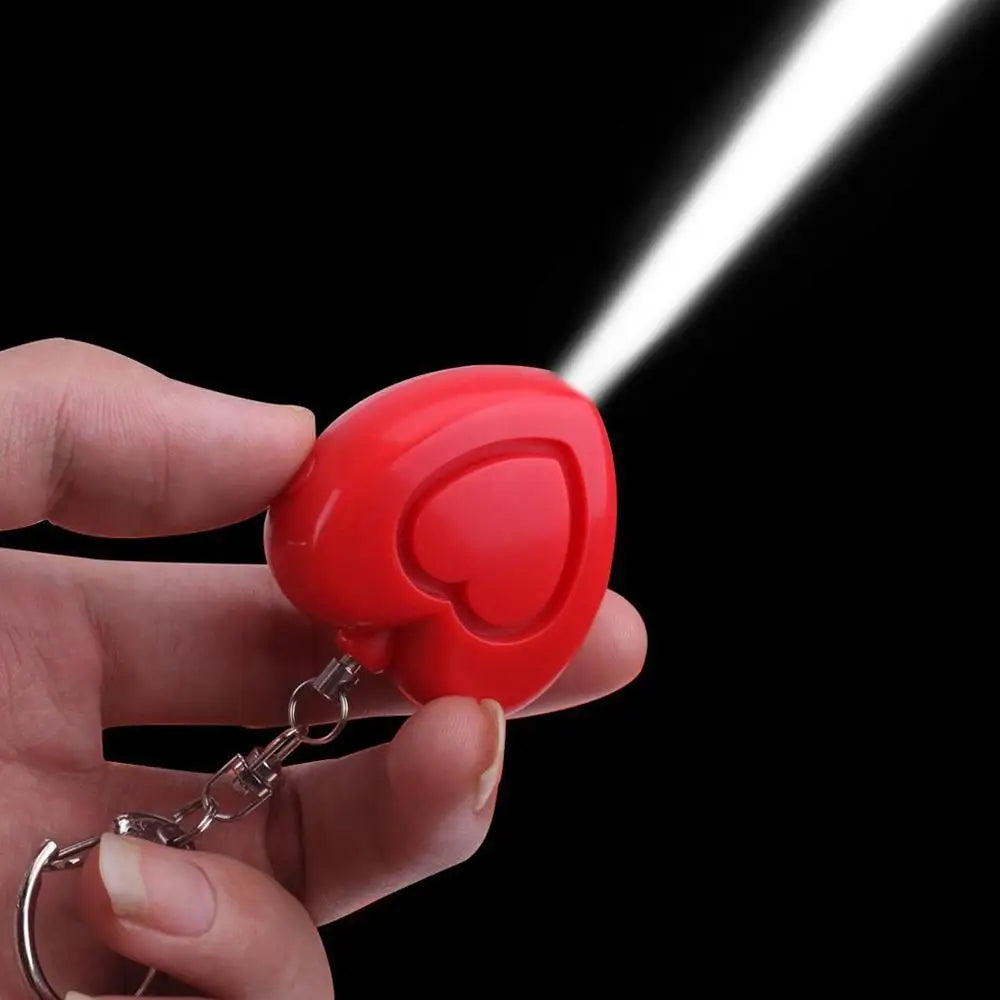 130dB Emergency Personal Safety Alarm Keychain with LED