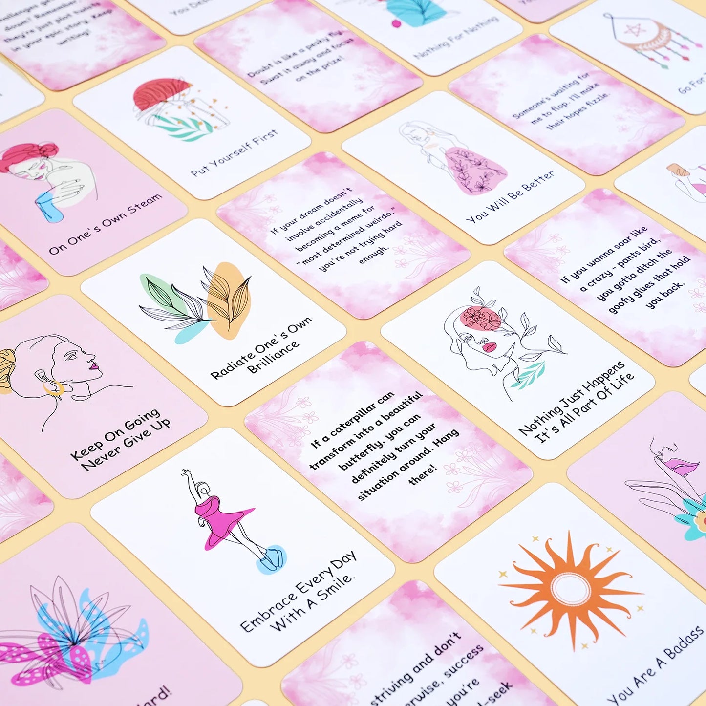 Women Affirmation Cards Daily Positive Motivation Uplifting
