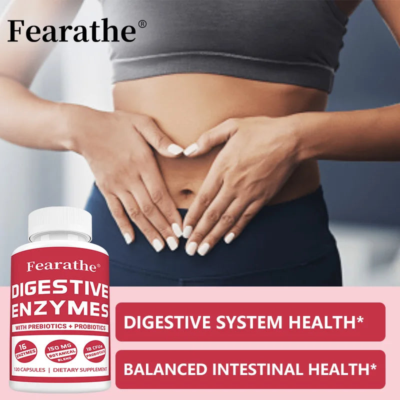 Digestive Enzyme Capsules - with Probiotics & Prebiotics, Support Gut Health, Immune Support, Promote Digestive Health Peaceful Pleasures Health and Wellness