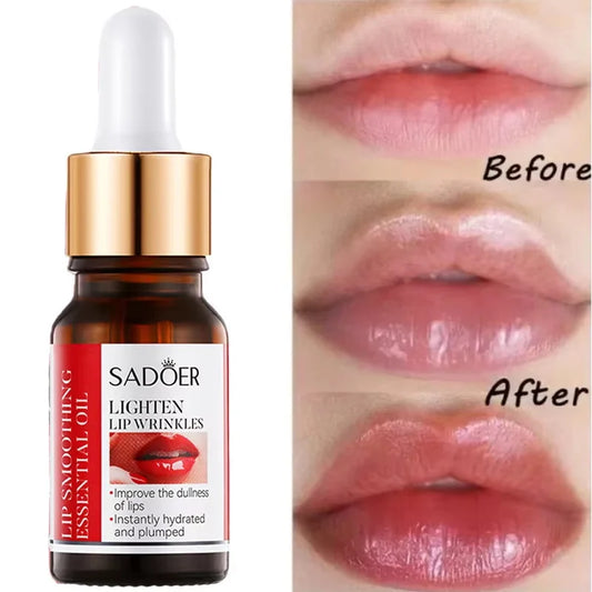SADOER Lip Plumping Serum Oil – Hyaluronic Acid Moisturizer Lip Plumping Serum Oasis Select