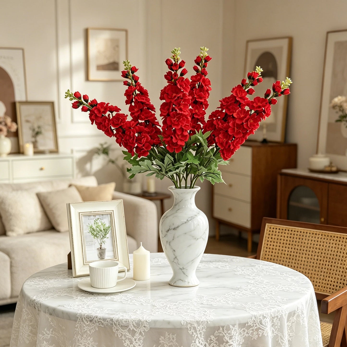 Artificial Silk Begonia Flower String | Wedding & Home Decor