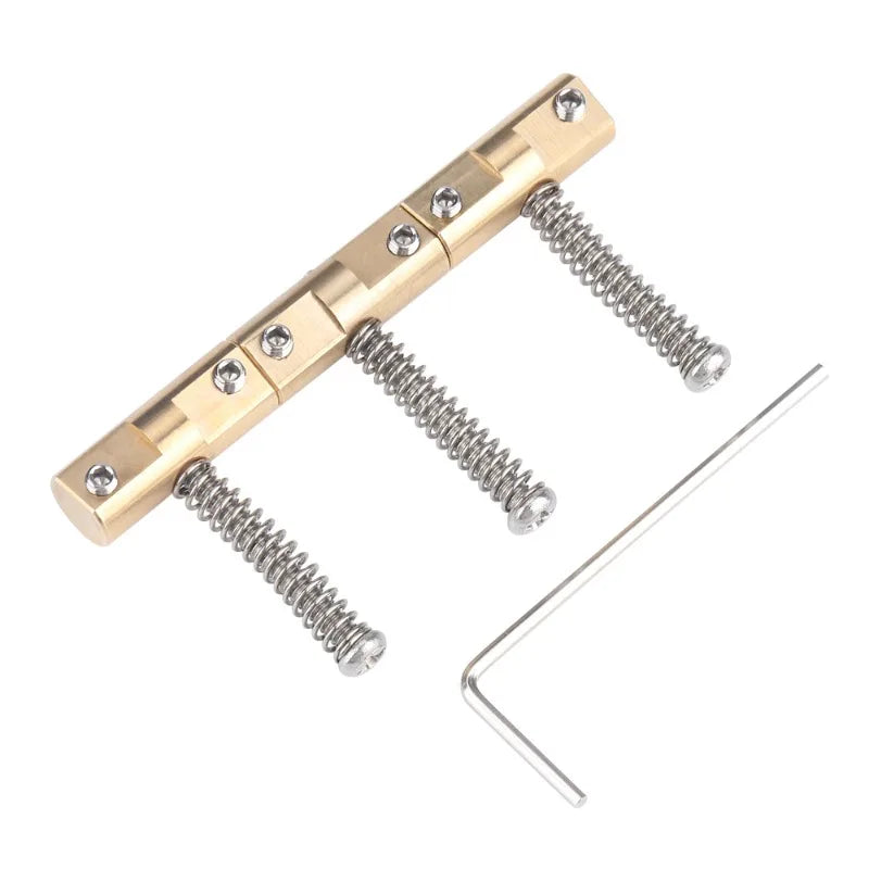 TELE Electric Guitar Bridge String Code Compensation Brass