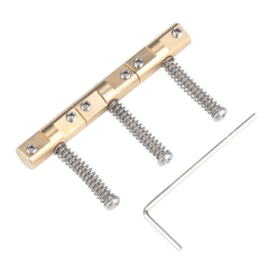 TELE Electric Guitar Bridge String Code Compensation Brass Peaceful Pleasures Health and Wellness