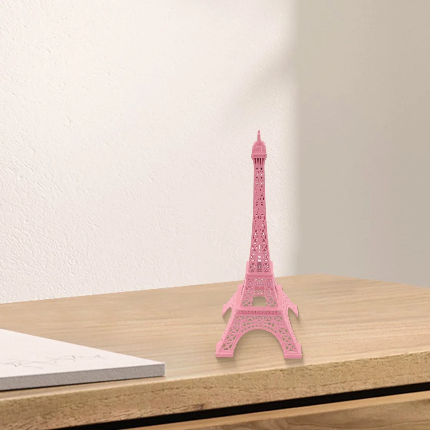 Pink Eiffel Tower Statue 18cm | Desk Ornament & Home Décor
