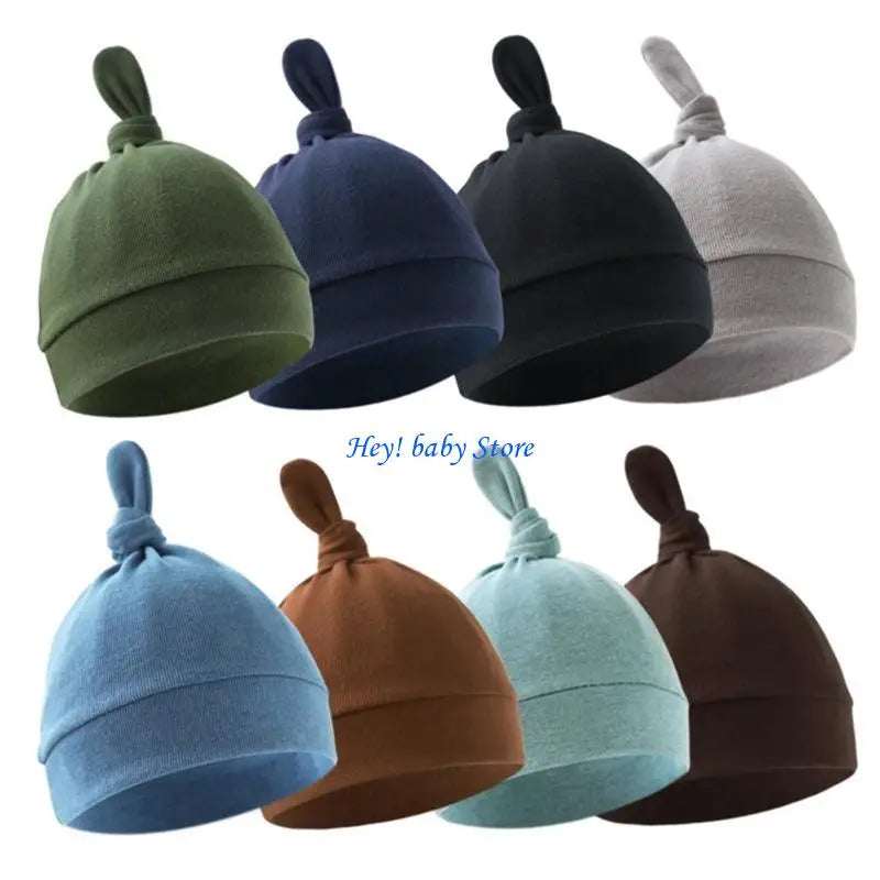 Cotton Baby Bonnet Earflap Hat | Soft Infant Cap 0–6 Months