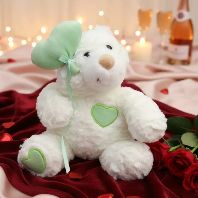 Heart Bear Plush Toy 25cm – Romantic Stuffed Animal Gift