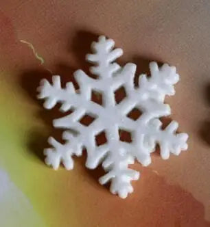 1pcs Fairy Garden Cartoon Ornaments Resin Craft Gift Christmas Santa Snowflake Snowman Miniature Figurine Accessories Home Decor Peaceful Pleasures Health and Wellness 1 big snowflake