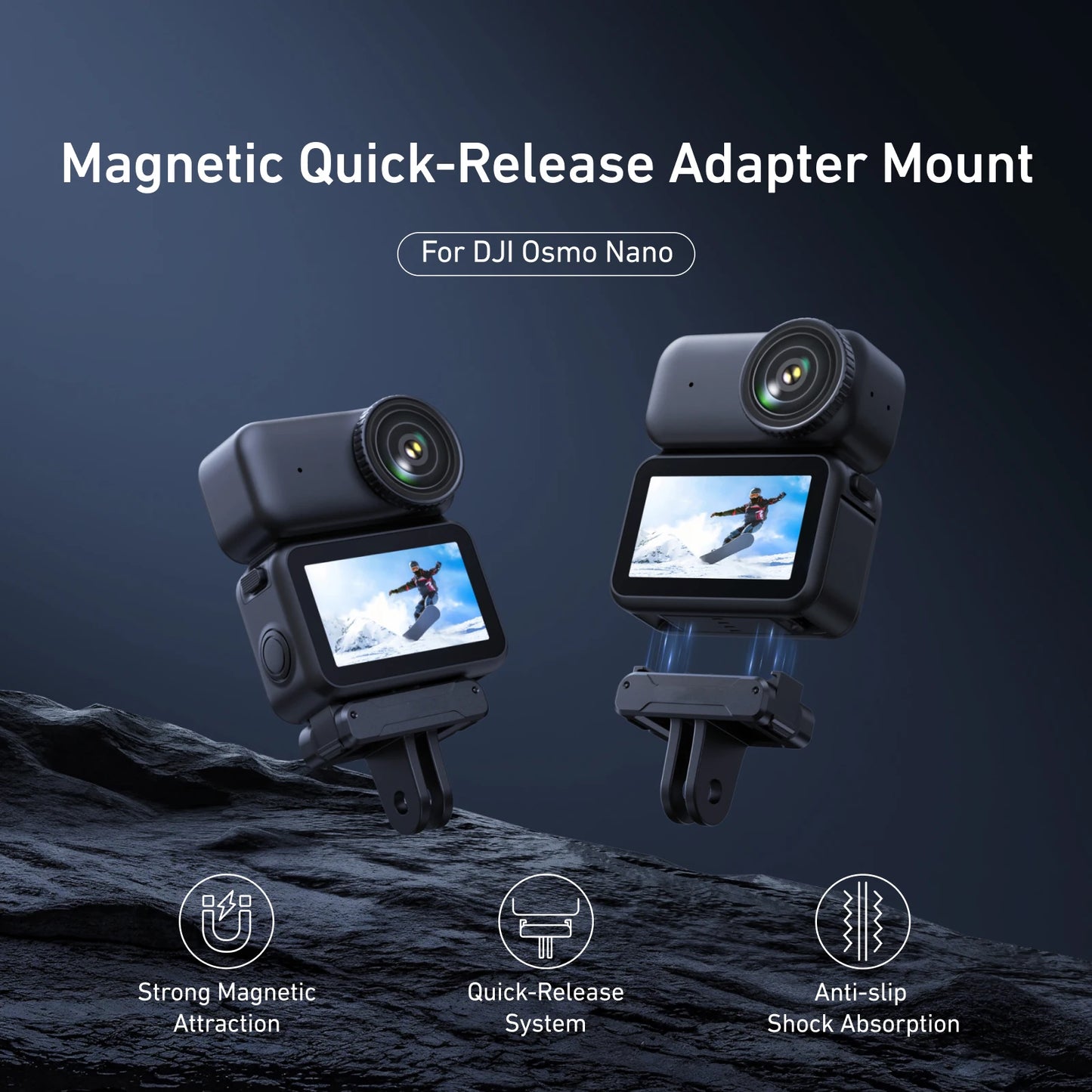 Magnetic Quick Release Mount Adapter for DJI Osmo Nano
