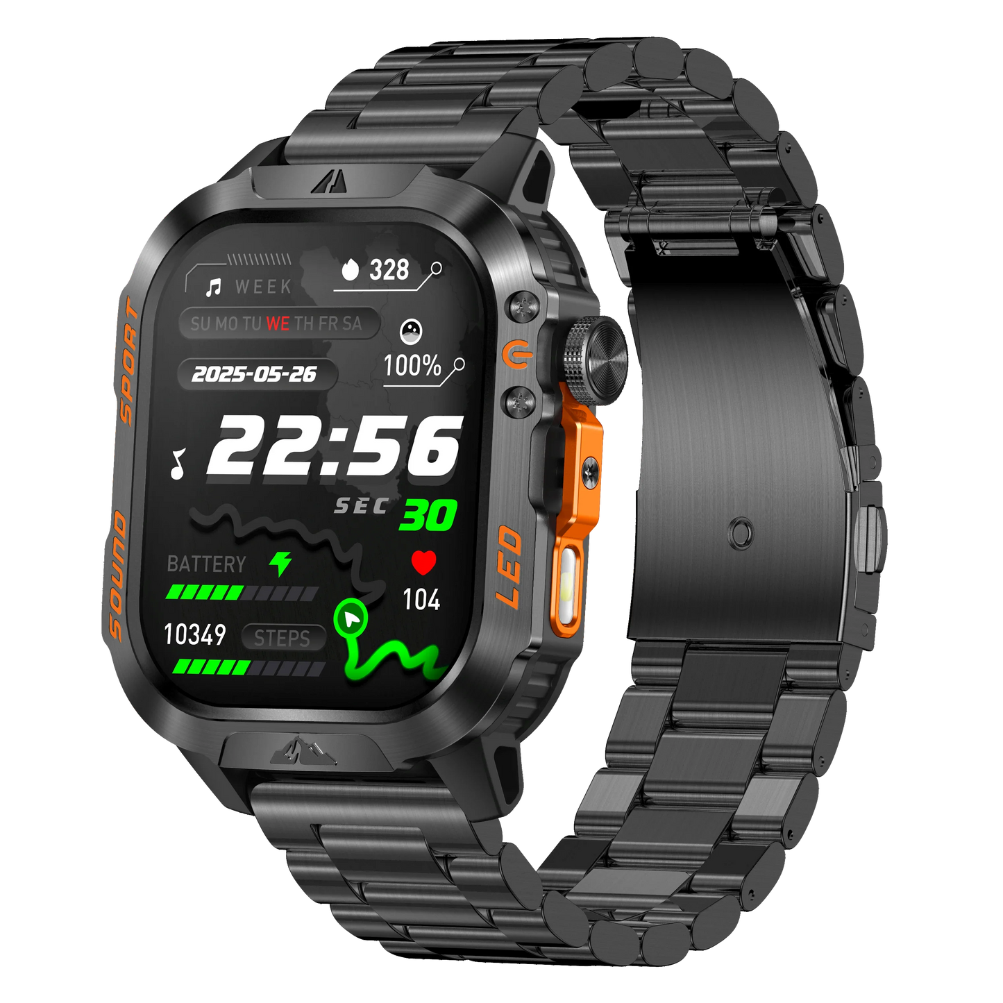 MINGCC Smartwatch – Wireless Calling, Heart Rate & Fitness