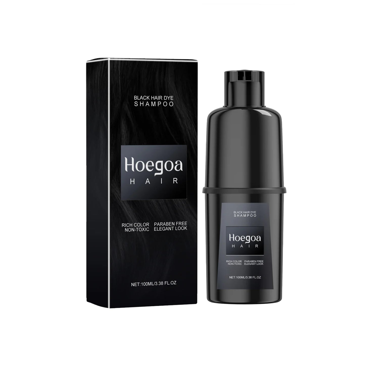 HOEGOA Herbal Hair Dye Shampoo | 3-in-1 Color & Nourish