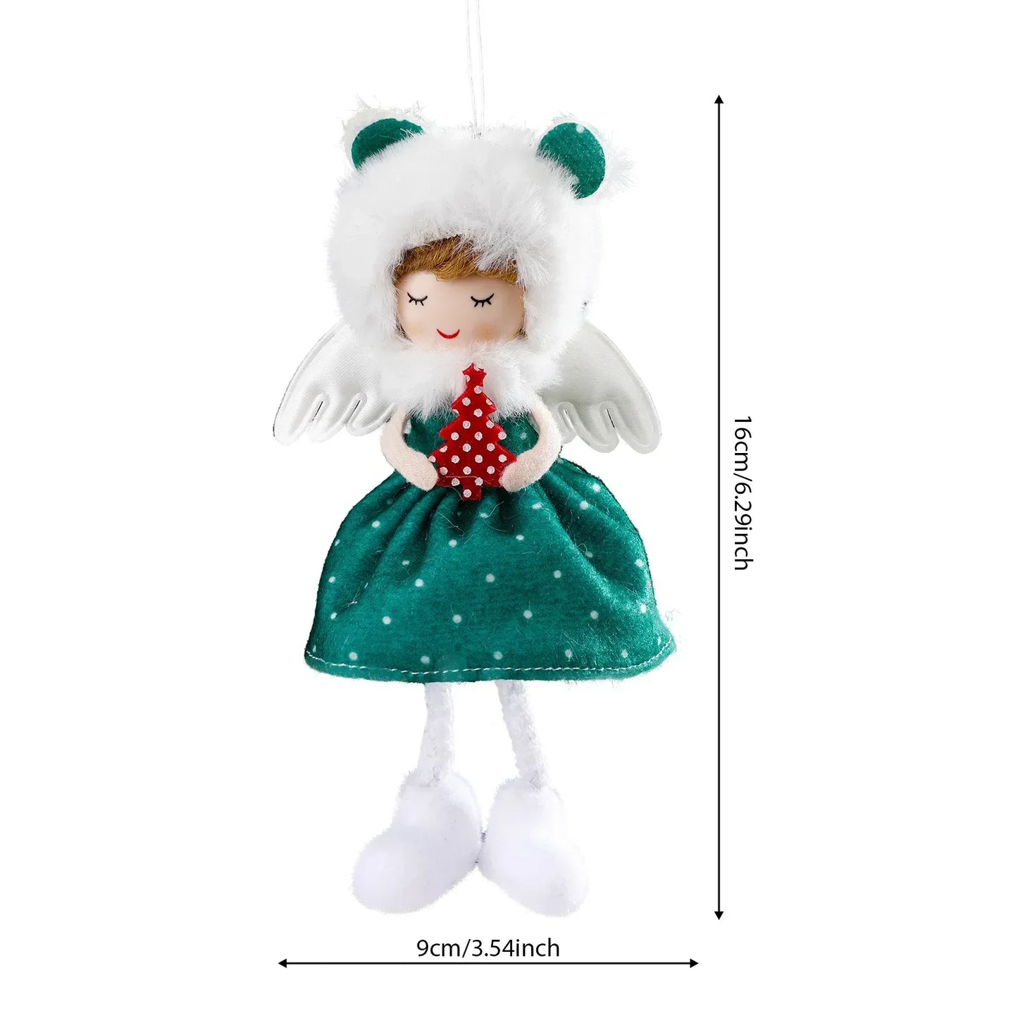 Angel Girl Christmas Tree Ornament – Cute Xmas Pendant Gift