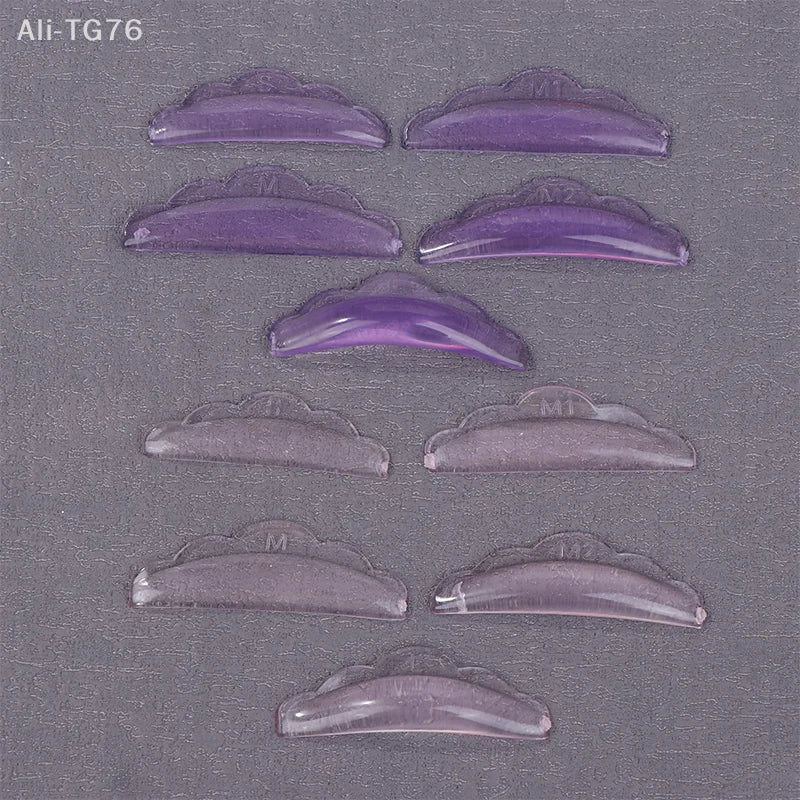 Silicone Eyelash Perm Pads 5 Pairs – Reusable Lash Lift Kit
