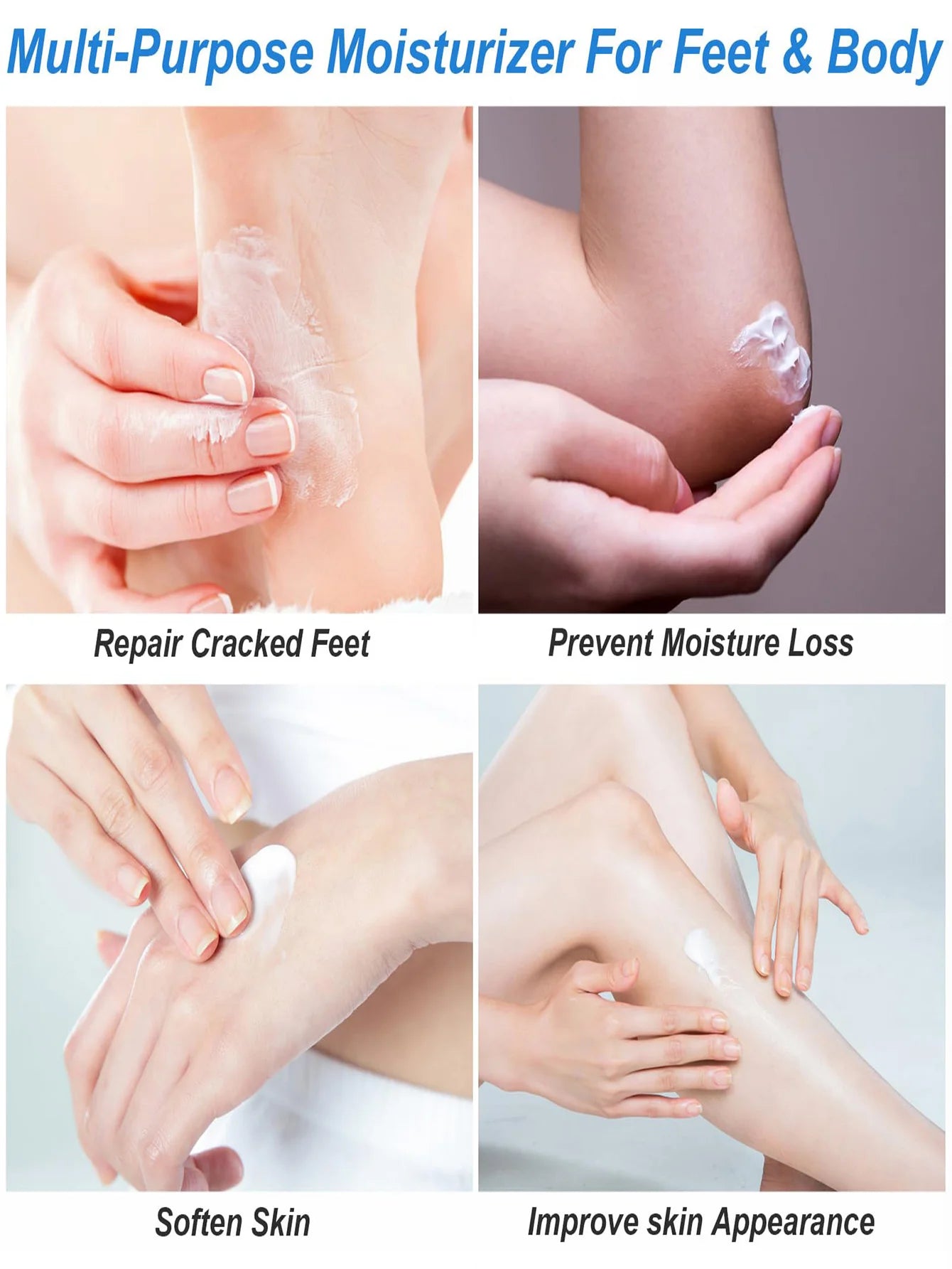 Urea Cream 42% Plus Salicylic Acid 2%, Lavender Foot Cream for Dry Cracked Heels Treatment Knees Elbows Hands Repair Treatment, Peaceful Pleasures Health and Wellness
