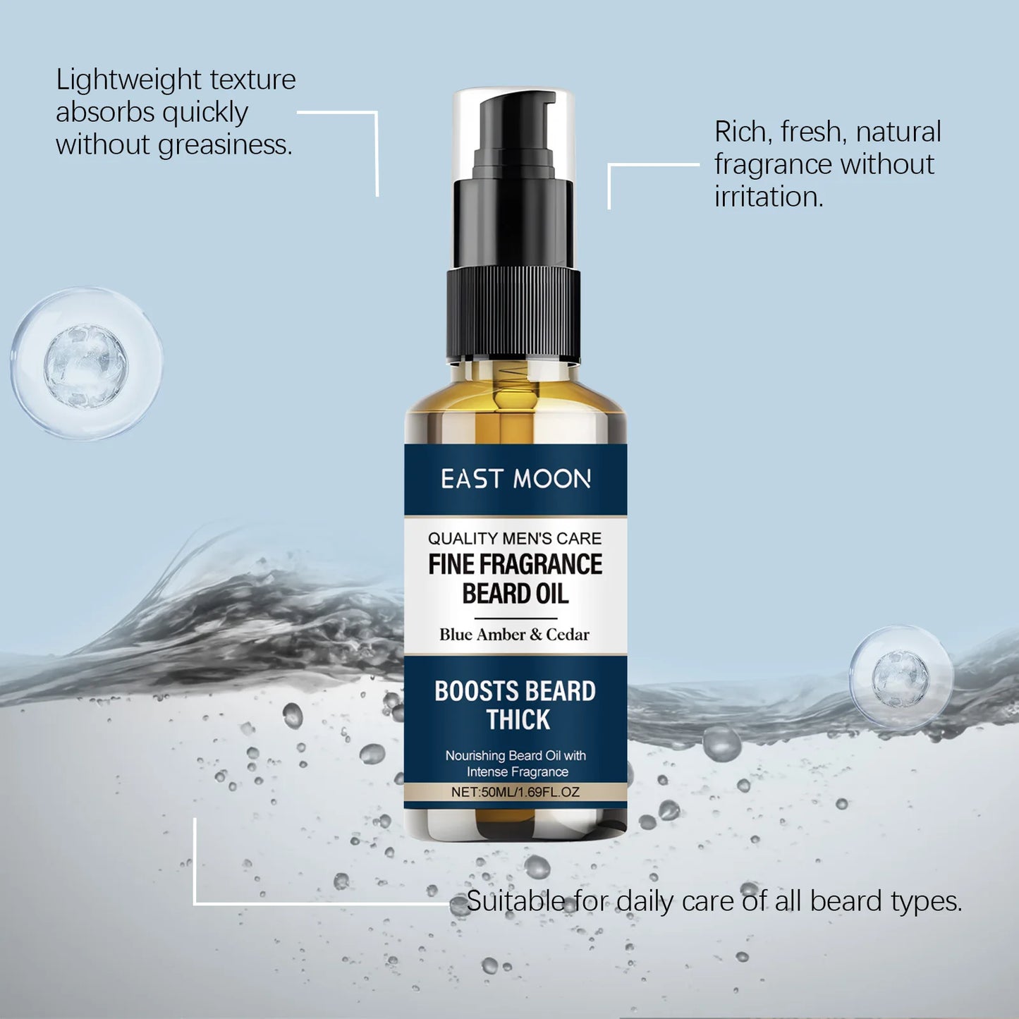 Cedarwood Beard Oil Deeply Nourishes And Softens Stubble Promotes Thicker Fuller Growth Convenient Travel Sized Beard Care Oil Peaceful Pleasures Health and Wellness